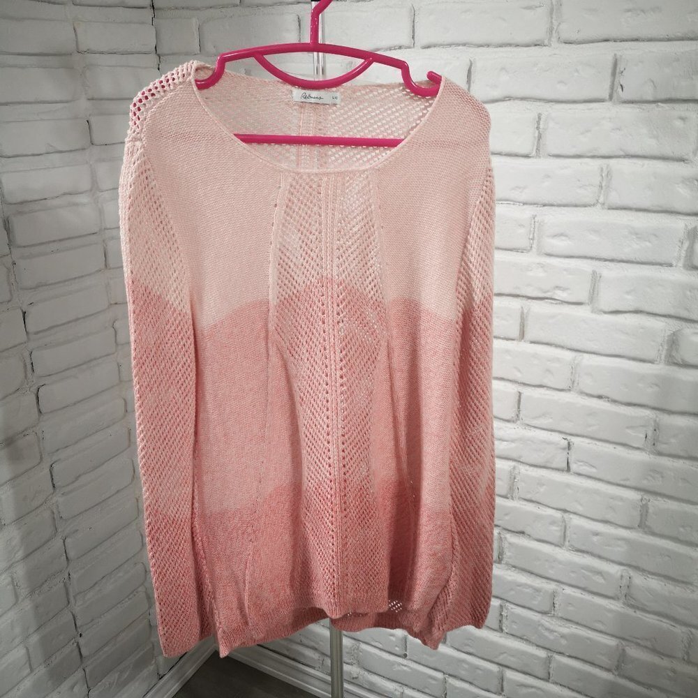 Reitmans Ladies Long Sleeves Ombre Round Neck Tunic Sweater